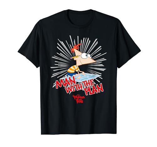 Disney Phineas und Ferb Phineas Man With The Plan T-Shirt von Disney