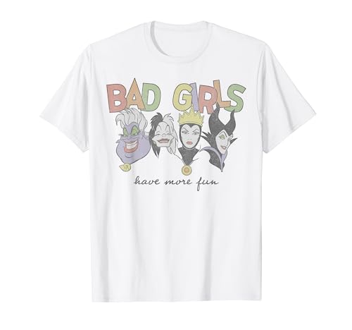 Disney Princess Villains Bad Girls Have More Fun T-Shirt von Disney