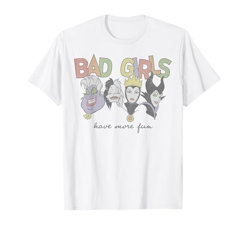 Disney Princess Villains Bad Girls Have More Fun T-Shirt von Disney