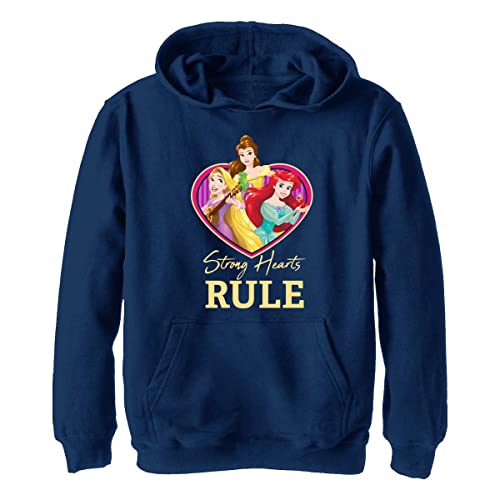 Disney Princesses - Strong Hearts Rule YTH Hoodie Navy blue 5/6 von Disney