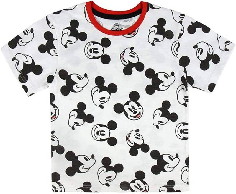 Disney Print-Shirt Mickey und Minnie Mouse T-Shirt Jungen und Mädchen Kindershirts 1 2 3 4 5 6 7 8 Jahre von Disney
