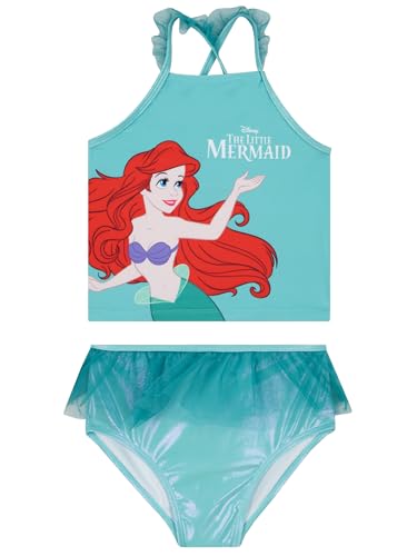 Disney Prinzessin Badeanzug Mädchen, Arielle Tankini Mädchen, Badeanzug Kinder Mehrfarbig 104 von Disney