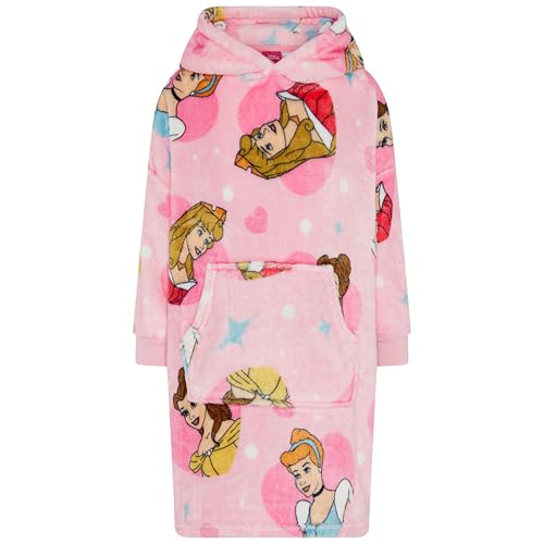 Disney Prinzessin - Decke Hoodie Kinder Fleece Übergröße Kapuzenpullover Mädchen - 4-5 Jahre: 110cm von Disney