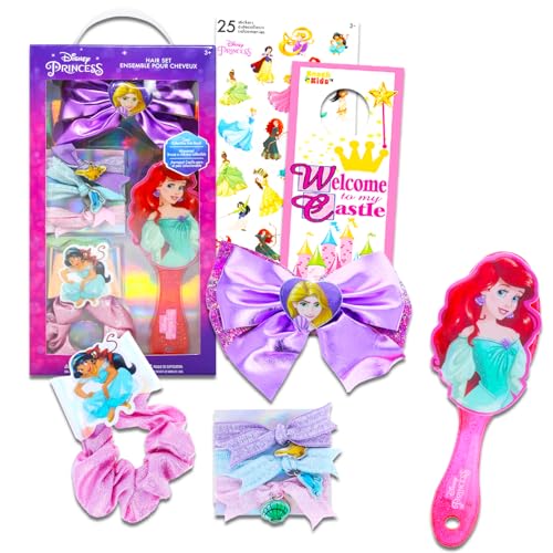 Disney Prinzessinnen-Haarschmuck für Mädchen – Bündel mit Disney Prinzessinnen-Haargummis, Haarbürste, Haarbändern und mehr | Disney Prinzessinnen-Haarzubehör-Set Disney Prinzessinnen-Haarschmuck für Mädchen – Bündel mit Disney Prinzessinnen-Haargummis, Haarbürste, Haarbändern und mehr | Disney Prinzessinnen-Haarzubehör-Set von Disney