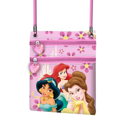 Disney Prinzessinnen Palace-Action Vertikal Schultertasche, Rosa, 15,5 x 18 cm von Disney