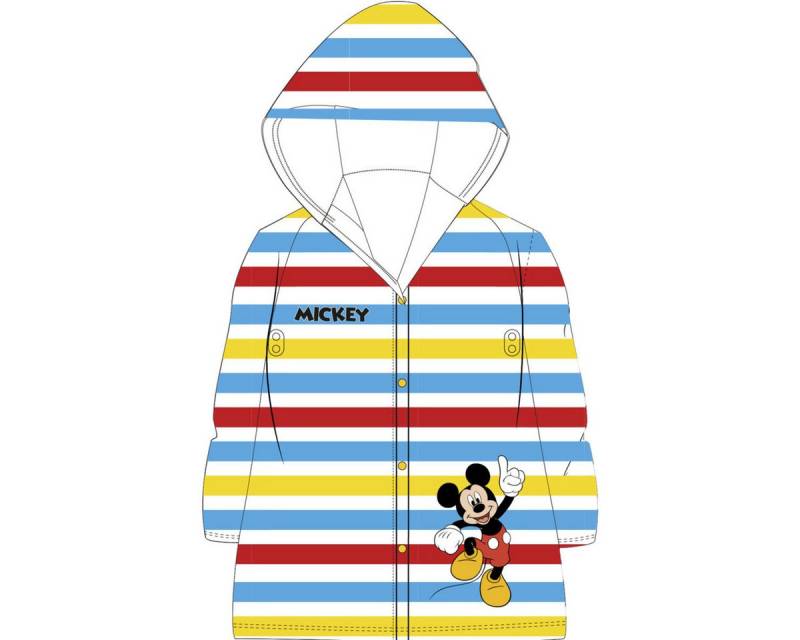 Disney Regen- und Matschjacke Mickey Mouse Unisex Kinder Regenmantel, Kapuze, Jacket, Anorak, Regenbekleidung von Disney