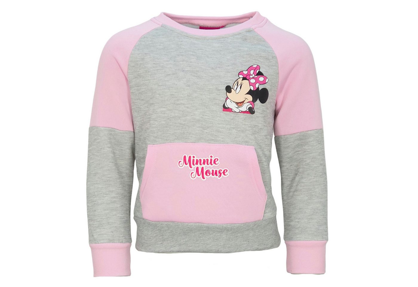 Disney Rundhalspullover Disney Minnie Maus Mädchen Kinder Pullover Sweater Pulli Gr. 92 bis 128 von Disney