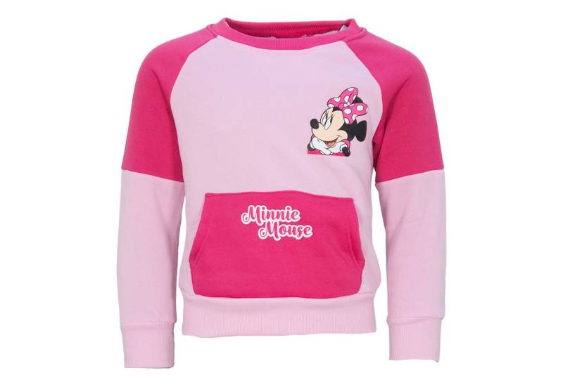 Disney Rundhalspullover Disney Minnie Maus Mädchen Kinder Pullover Sweater Pulli Gr. 92 bis 128 Disney Rundhalspullover Disney Minnie Maus Mädchen Kinder Pullover Sweater Pulli Gr. 92 bis 128 von Disney