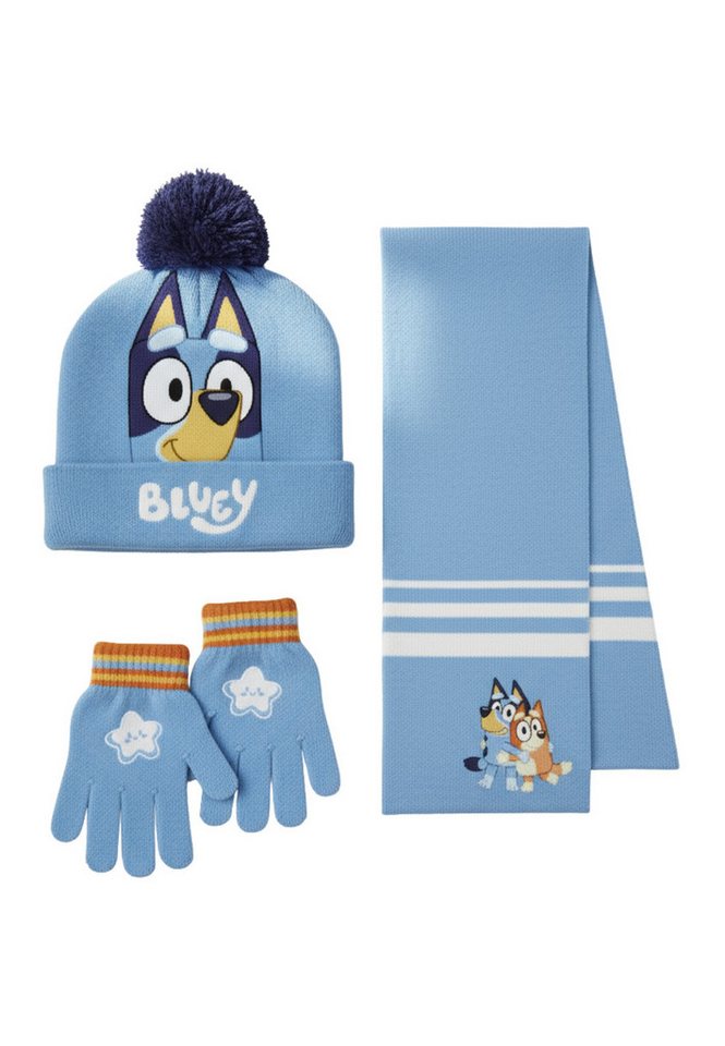 Disney Schal 3-teiliges Bluey-Schal-Set, (Set) von Disney