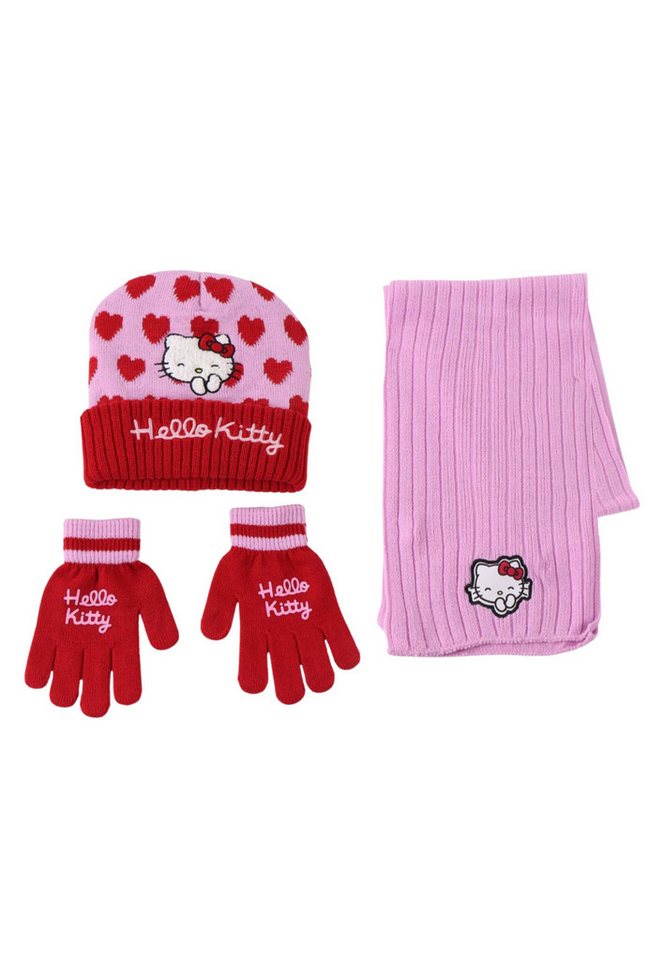 Disney Schal 3-teiliges Hello Kitty Schal-Set, (Set) von Disney