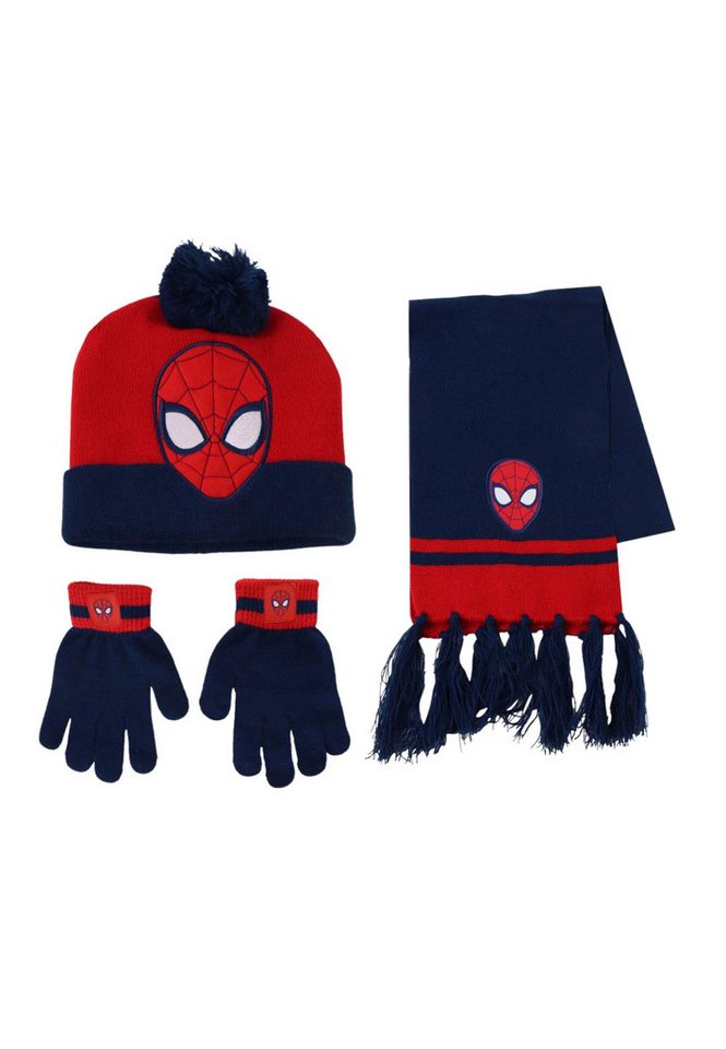 Disney Schal 3-teiliges Spider-Man Schal-Set, (Set) von Disney