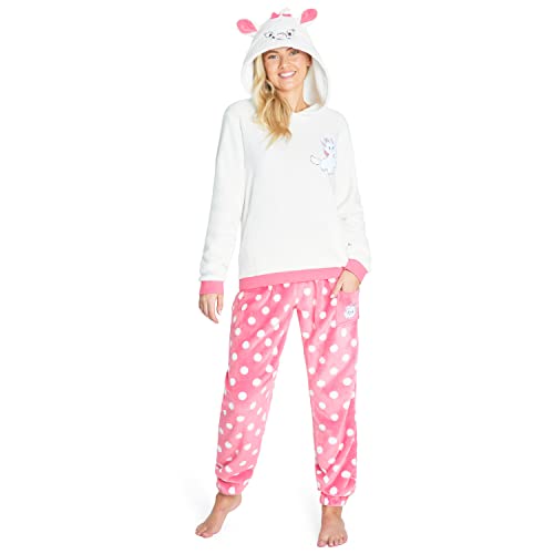 Disney Schlafanzug Damen Lang Stitch Pyjama Teenager (XL, Rosa Marie) von Disney