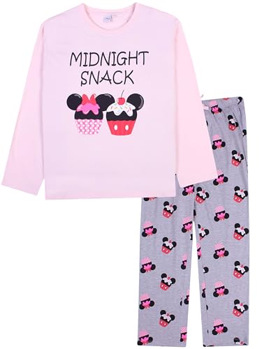 Disney Schlafanzug für Damen, mit Minnie Maus, Marie Cat und Dumbo. Damen-Pyjama-Sets für Frauen. Luxuriöse weiche Baumwolle, perfekte Damen-Nachtwäsche., Rosa Frau, 38 von Disney