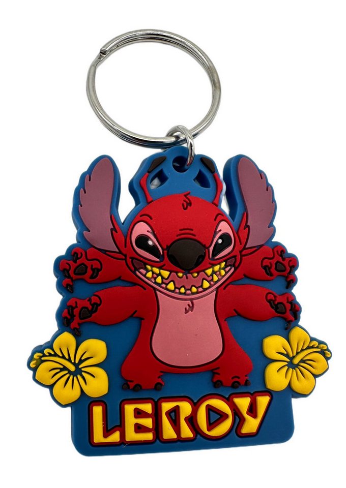 Disney Schlüsselanhänger Schlüsselanhänger Disney Lilo& Stitch Leroy, Schlüsselanhänger Haustierschlüsselanhänger Geschenk Hund Frau Herren von Disney