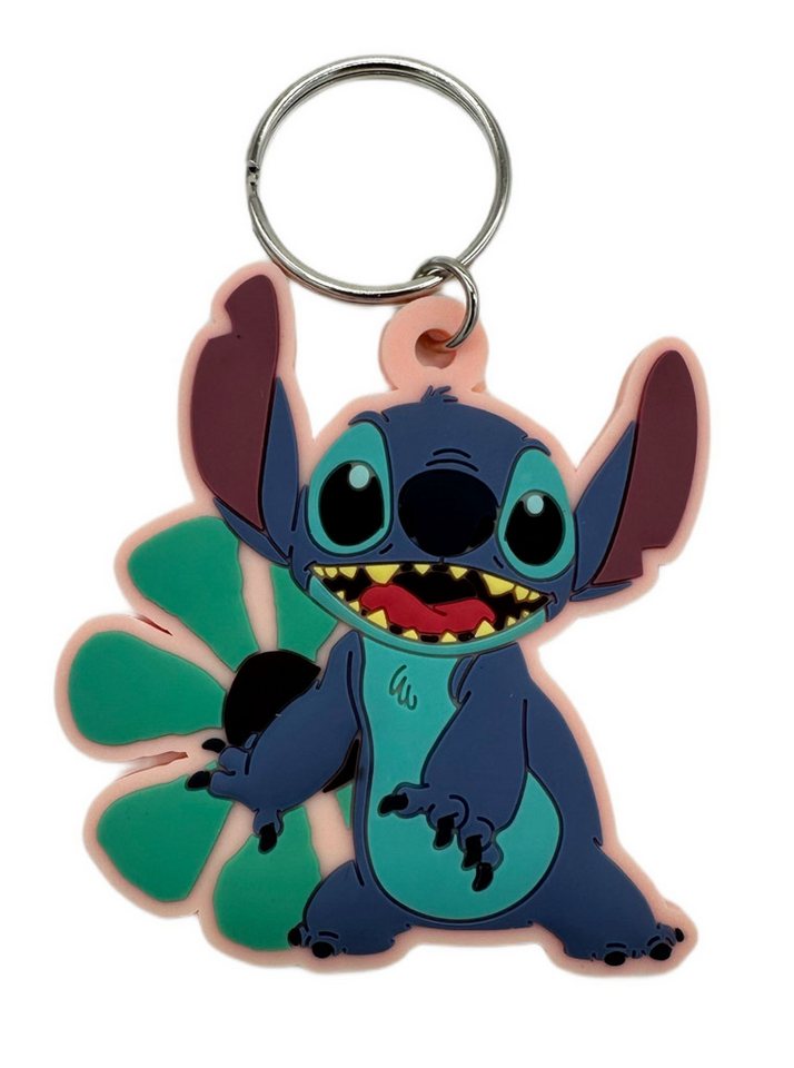 Disney Schlüsselanhänger Schlüsselanhänger Disney Lilo& Stitch Stitch Mund auf, Schlüsselanhänger Haustierschlüsselanhänger Geschenk Hund Frau Herren von Disney