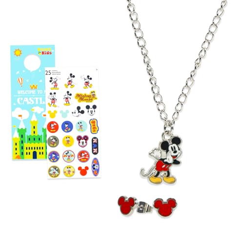 Disney Schmuck-Set für Mädchen – Verkleidungs-Zubehör-Set mit Halskette und Ohrringen sowie Aufklebern, mehr | Schmuck für Kinder, Disney Necklace and Earrings, Metall, Kein edelstein Disney Schmuck-Set für Mädchen – Verkleidungs-Zubehör-Set mit Halskette und Ohrringen sowie Aufklebern, mehr | Schmuck für Kinder, Disney Necklace and Earrings, Metall, Kein edelstein von Disney