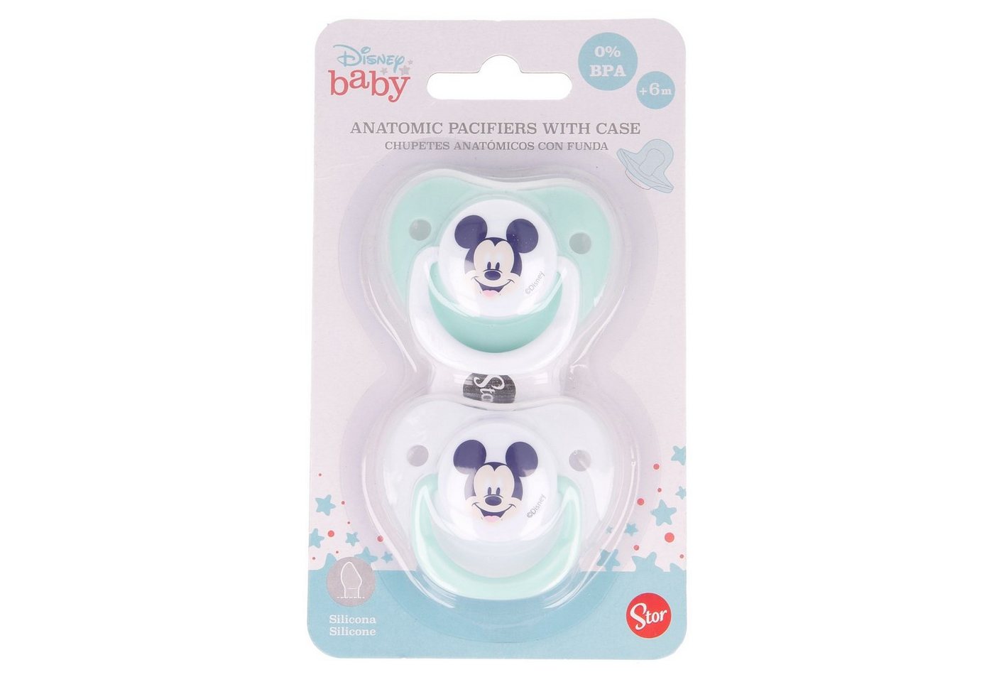Disney Schnuller Disney Baby Mickey Maus 2er Pack Schnuller BPA Frei, ab 0 Monate oder ab 6 Monate von Disney