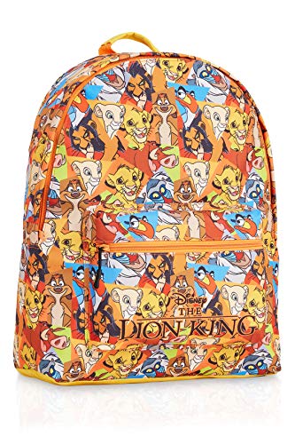 Disney Schulrucksack Kinder, Schulranzen für Mädchen und Jungen mit Konig der Lowen, Rucksack Große Kapazität für Schule oder Reisen, Original Disney Geschenke für Kinder von Disney