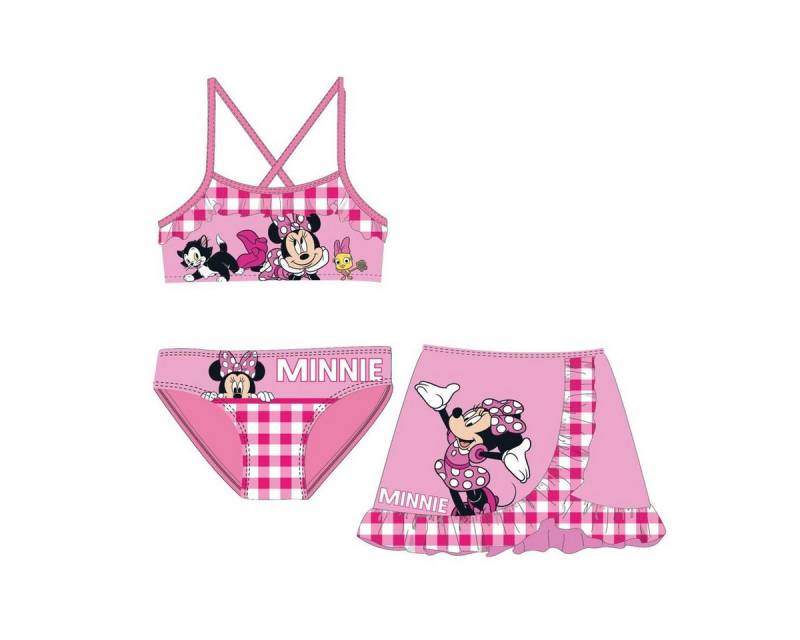 Disney Schwimmanzug Minnie Mouse Bikini & Rock – Checkered Design 4/5 Jahre von Disney