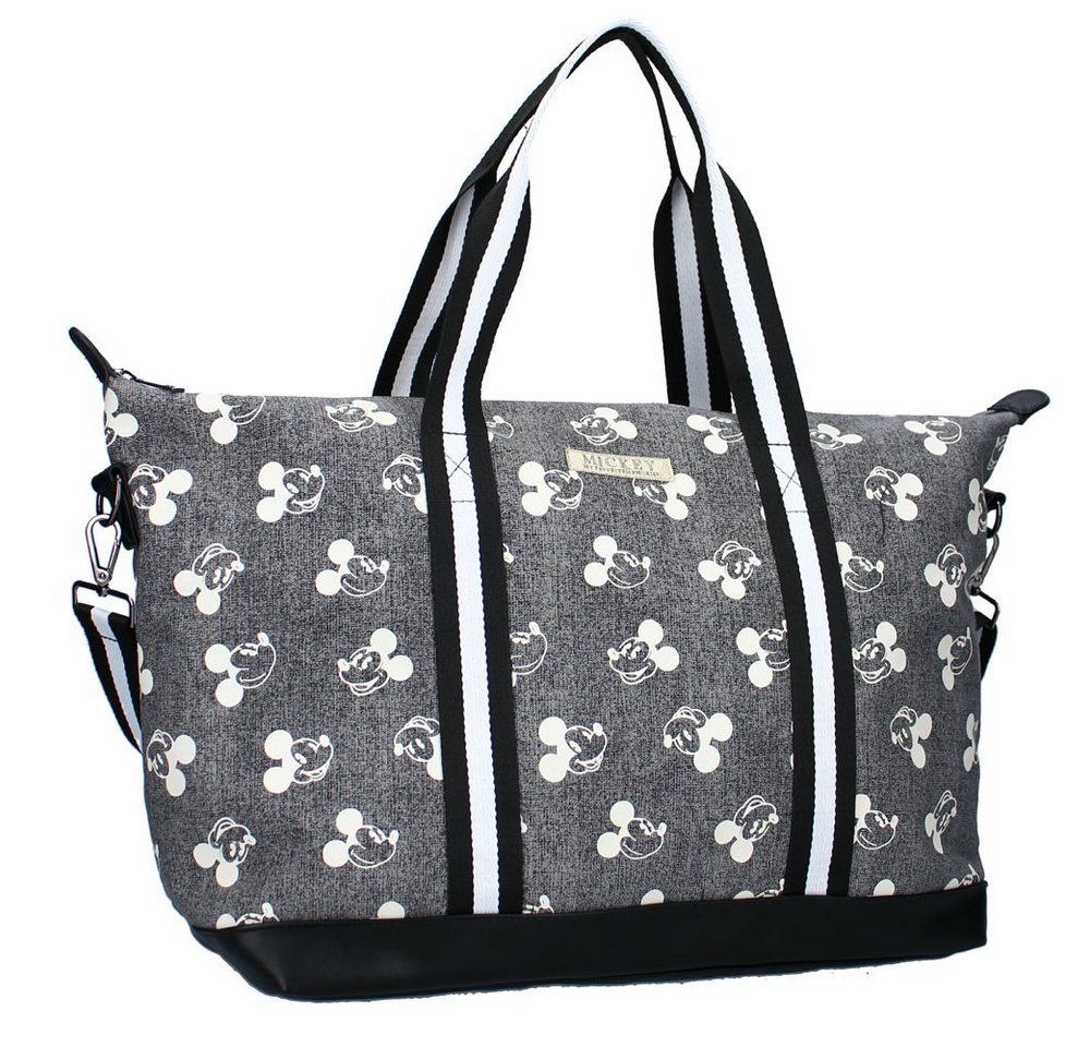 Disney Shopper Große Damen Shopping Bag Disney Mickey Mouse graue Tasche von Disney