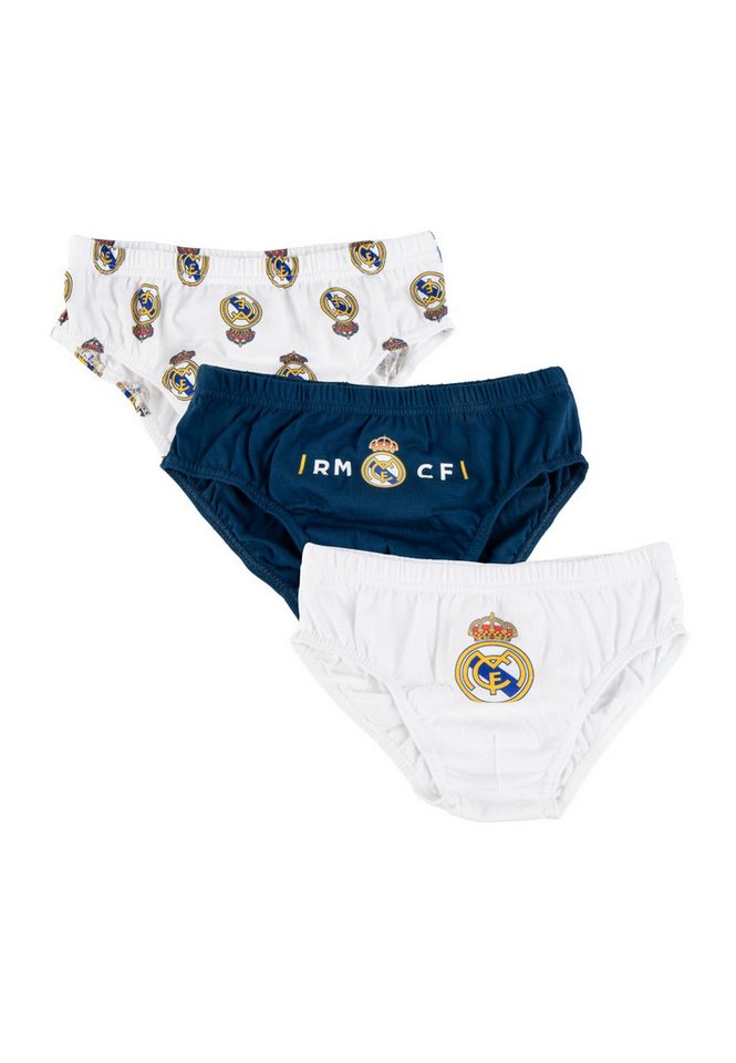 Disney Slip Jungen-Unterwäsche-Set Single Jersey 3-teilig Real Madrid (Set) von Disney
