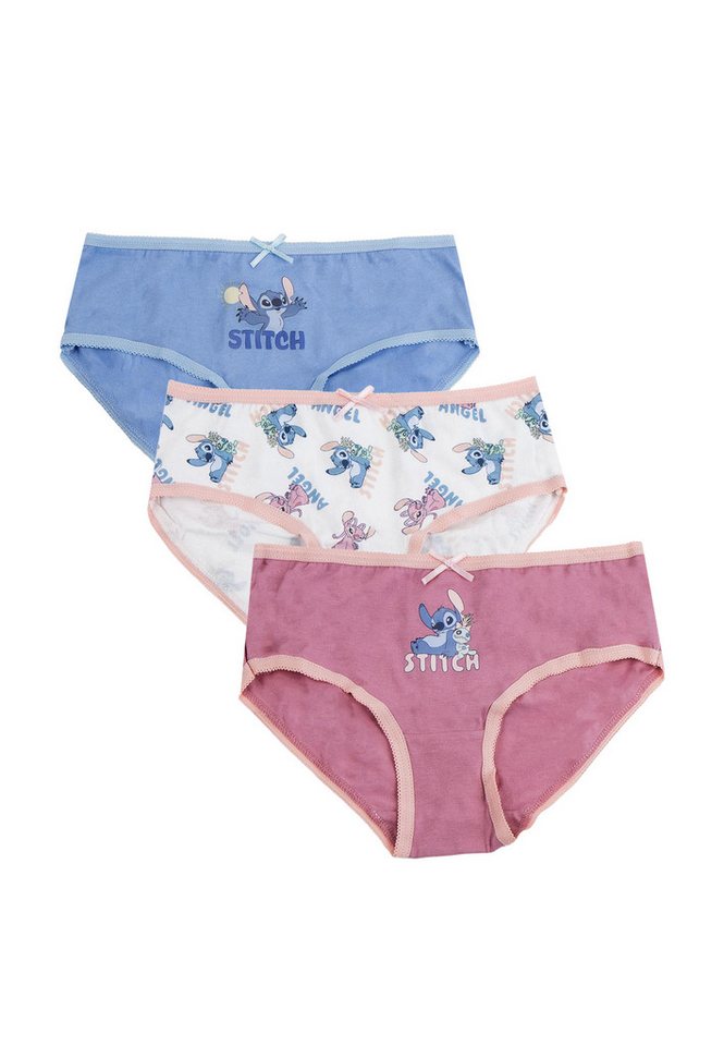Disney Slip Mädchen Unterwäsche Set 3 Stück Stitch (Set) von Disney