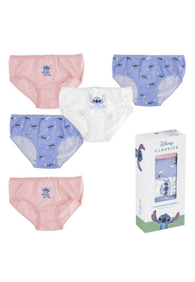 Disney Slip Mädchen Unterwäsche Set 5 Stück Stitch von Disney