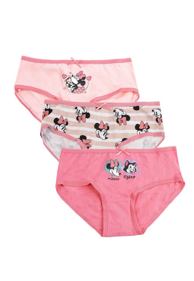 Disney Slip Unterwäsche-Set für Mädchen, 3 Teile, Minnie (Set) von Disney