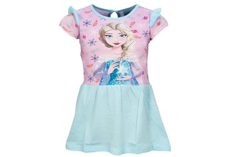 Disney Sommerkleid Disney Die EIskönigin Elsa Kinder Mädchen Sommerkleid Kleid 100% Baumwolle, Gr. 98 bis 128 von Disney
