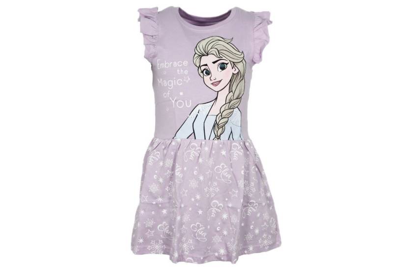 Disney Sommerkleid Disney Die Eiskönigin Elsa Kinder Mädchen Sommerkleid Kleid 100% Baumwolle, Gr. 92 bis 128 von Disney