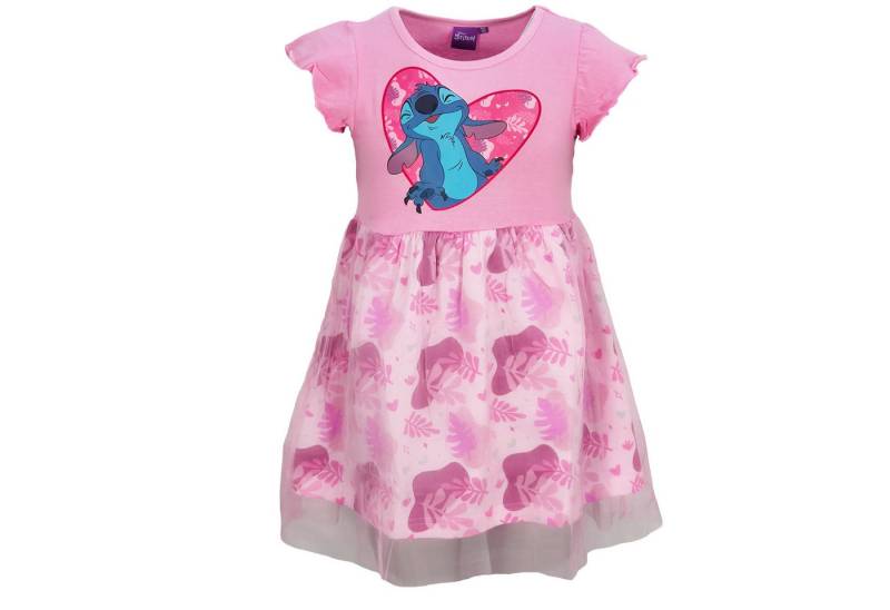 Disney Sommerkleid Disney Lilo und Stitch Kinder Mädchen Sommerkleid Kleid Gr. 92 bis 116 Baumwolle von Disney