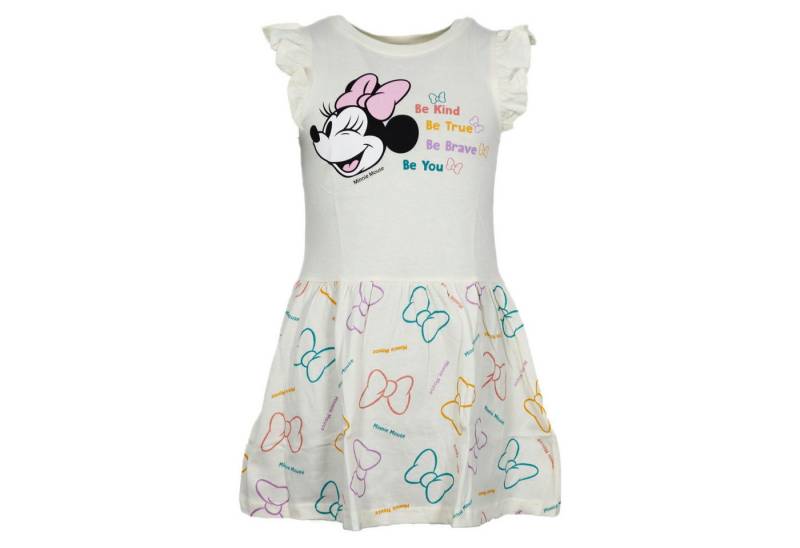 Disney Sommerkleid Disney Minnie Maus Kinder Mädchen Sommerkleid Kleid 100% Baumwolle, Gr. 92 bis 128 von Disney