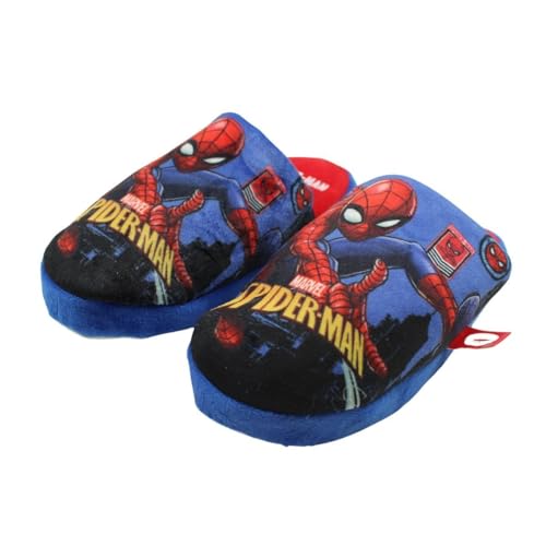 Disney Spiderman Junge Slipper, BLEU, 32 EU von Disney