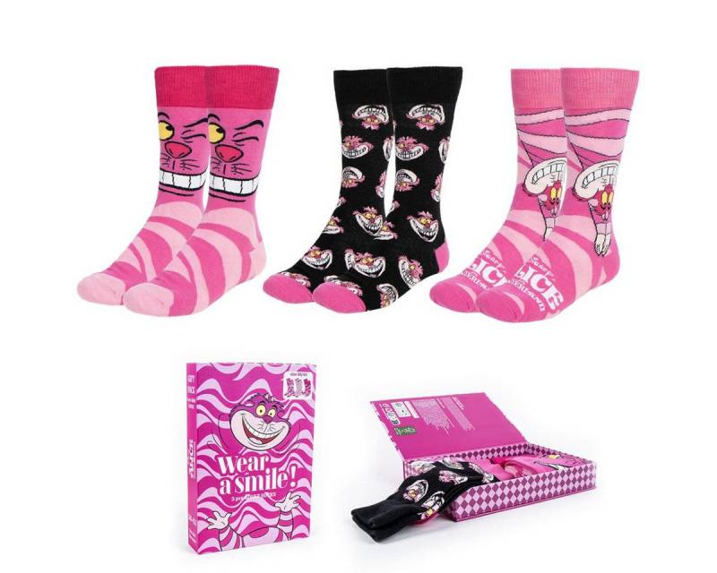 Disney Sportsocken Alicia Socken 3er Pack für Erwachsene in Größe 36–43 von Disney