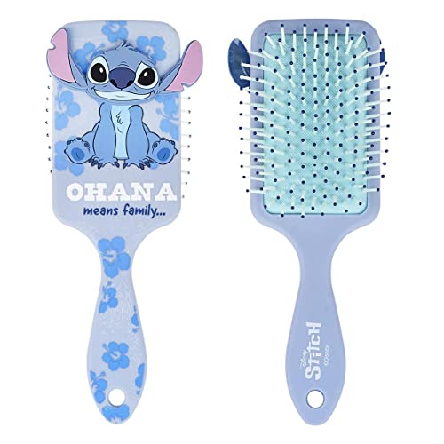 Disney Stich Haarbürste für Mädchen und Erwachsene, Teenager, Stich Detangler Haarbürste, Paddelbürste, Stich Geschenke Disney Stich Haarbürste für Mädchen und Erwachsene, Teenager, Stich Detangler Haarbürste, Paddelbürste, Stich Geschenke von Disney