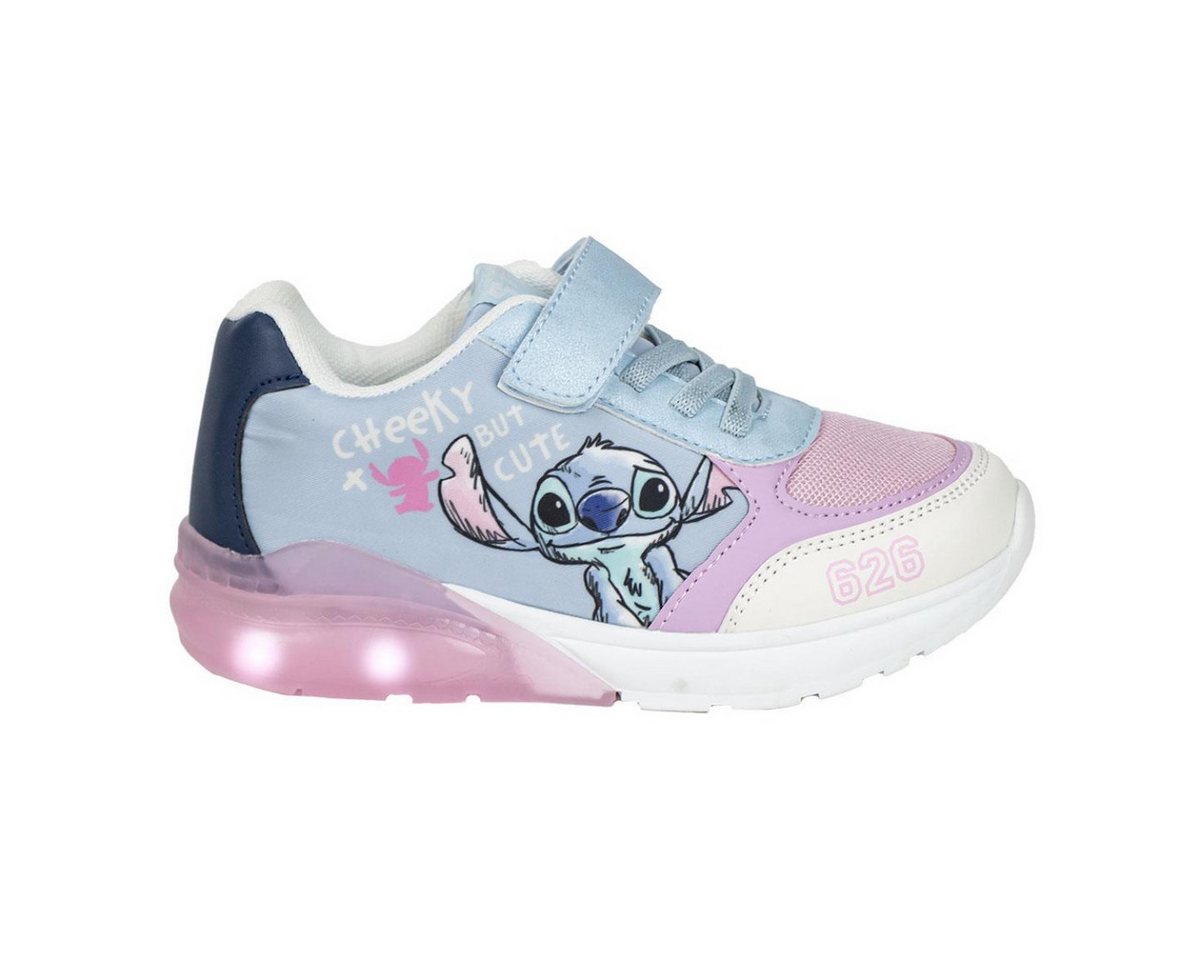 Disney Stitch Sneaker für Kinder mit robuster TPR Außensohle und Lichteffekt Sneaker von Disney
