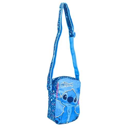 Disney Stitch Tasche für Mädchen, Verstellbare Umhängetasche im Stitch Design, Geschenk für Mädchen und Jugendliche von Disney
