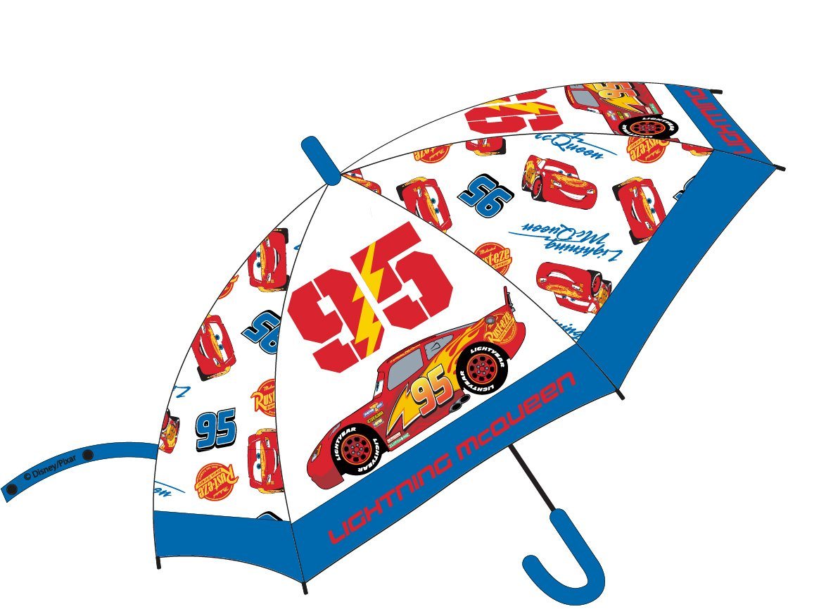 Disney Stockregenschirm Disney Cars Lightning McQueen Kinder Jungen Regenschirm 75 cm von Disney