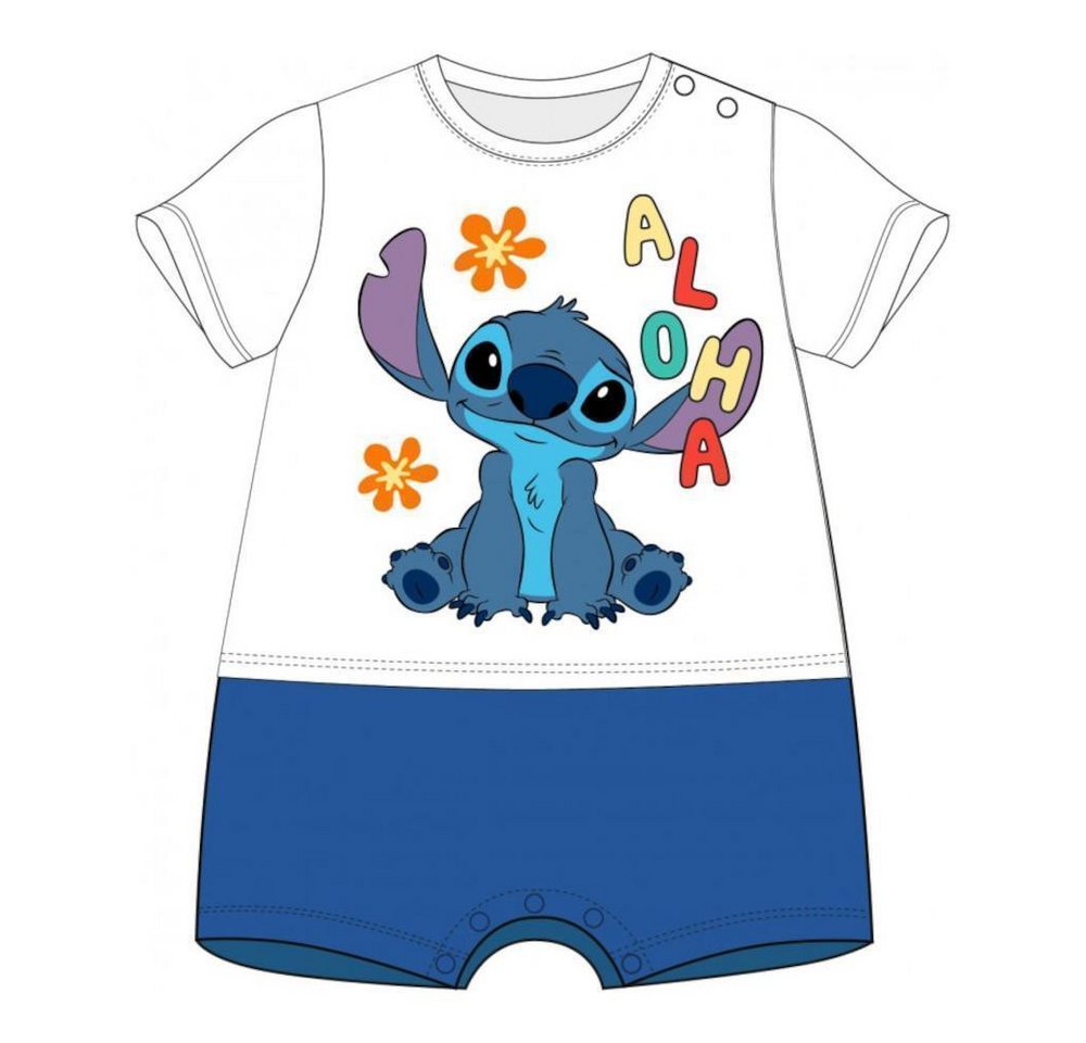 Disney Strampler Bezaubernder Strampler mit Stitch Aloha" Motiv, Größen 62 bis 92" von Disney