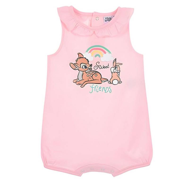 Disney Strampler Disney Bambi Baby Kleinkind kurzarm Body Strampler 100% Baumwolle, Gr. 68 bis 86 von Disney