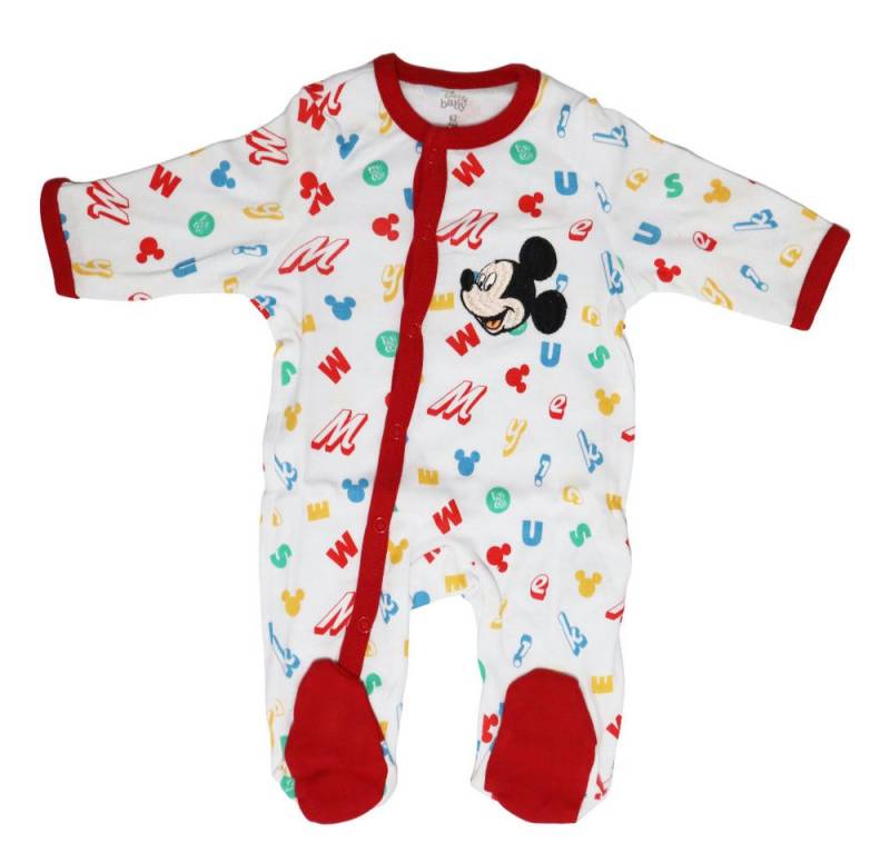 Disney Strampler Disney Mickey Maus Baby Kleinkind Strampler Einteiler Gr. 62 bis 92 baumwolle von Disney