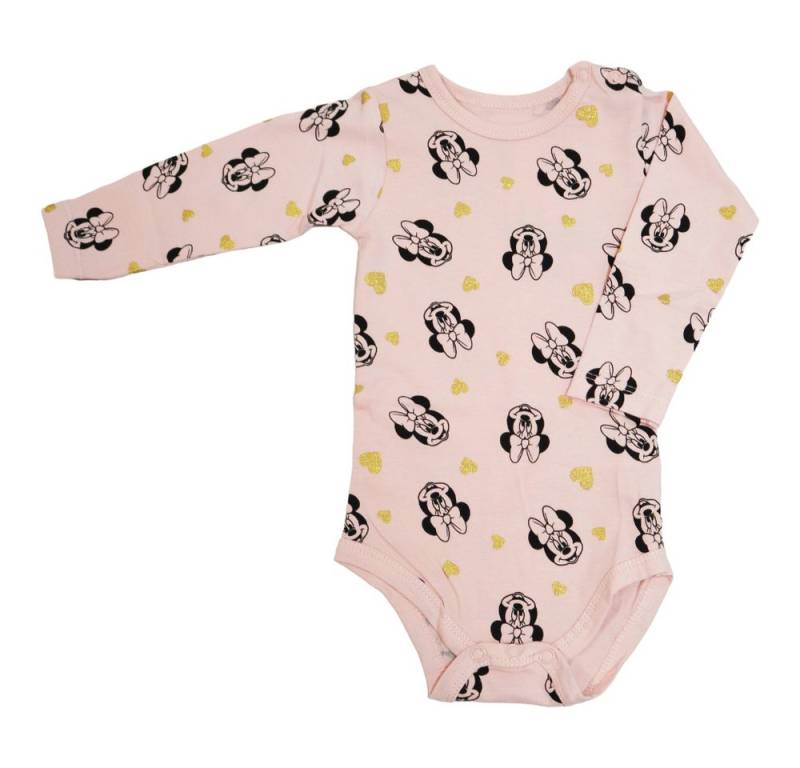 Disney Strampler Disney Minnie Maus Baby Kleinkind langarm Body Gr. 68 bis 92 von Disney
