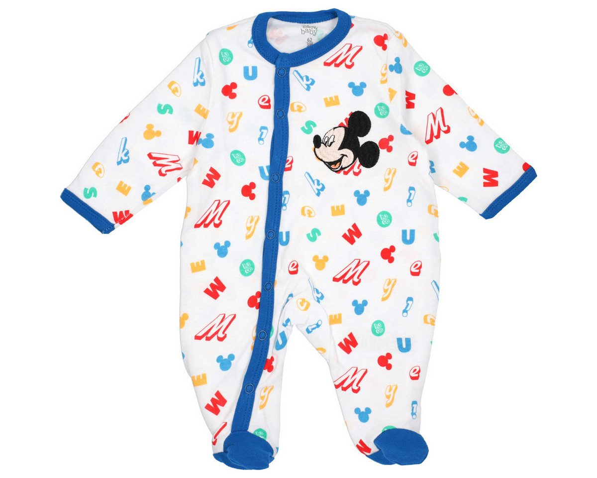 Disney Strampler Minnie Mouse XT Unisex Kinder Einteiler, Overall, Babyanzug, Babyoverall, Babyanzug von Disney