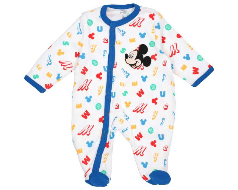 Disney Strampler Minnie Mouse XT Unisex Kinder Einteiler, Overall, Babyanzug, Babyoverall, Babyanzug von Disney