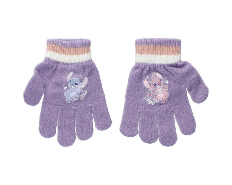 Disney Strickhandschuhe Lilo & Stitch XT Mädchen (1-St) Fäustlinge, Fingerhandschuhe, Strickhandschuhe, Winterhandschuhe von Disney