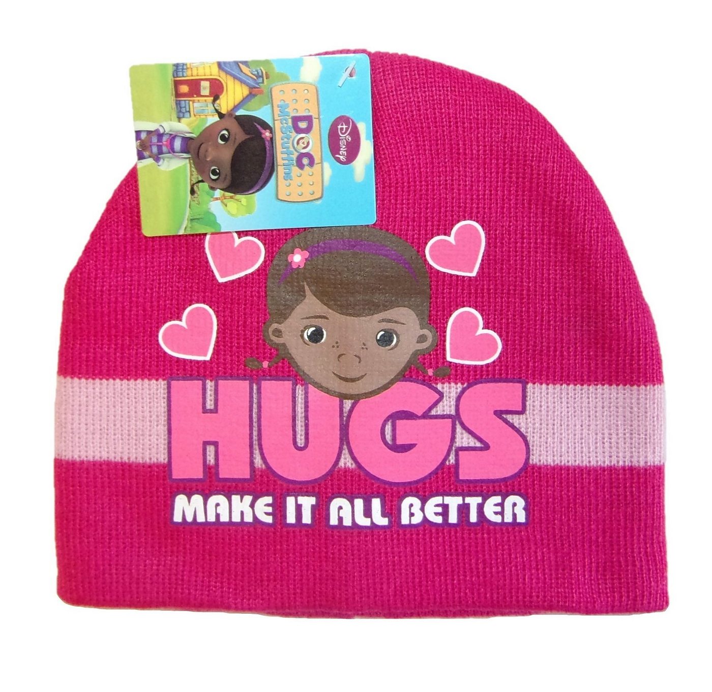 Disney Strickmütze Disney Doc McStuffins Mütze für Mädchen Pink 52 von Disney