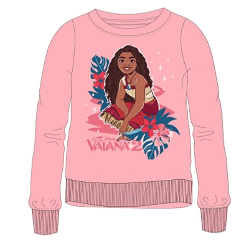 Disney Sweat Shirt Kind (2 bis 8 Jahre) Vaiana Weich Warm : Pullover Weste Gemischter Doppelt Baumwolle Mädchen Jungen Modell Dis VAI 5218C590-S1-6Jahre von Disney