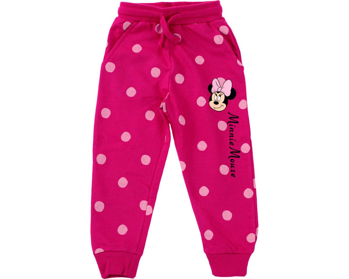 Disney Sweathose Minnie Mouse Mädchen (1-tlg) Jogginghose, Freizeithose, Sporthose, Casualhose, Relaxhose von Disney