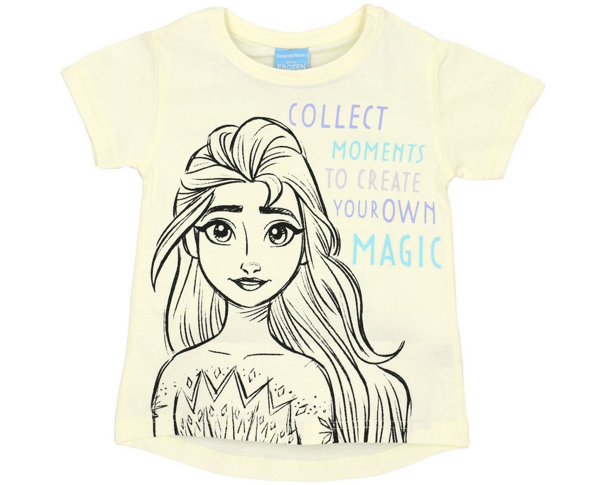 Disney T-Shirt Frozen Mädchen (1-tlg) Shirt, Oberteil, Leibchen, Funktionsshirt, Shortsleeve Shirt von Disney