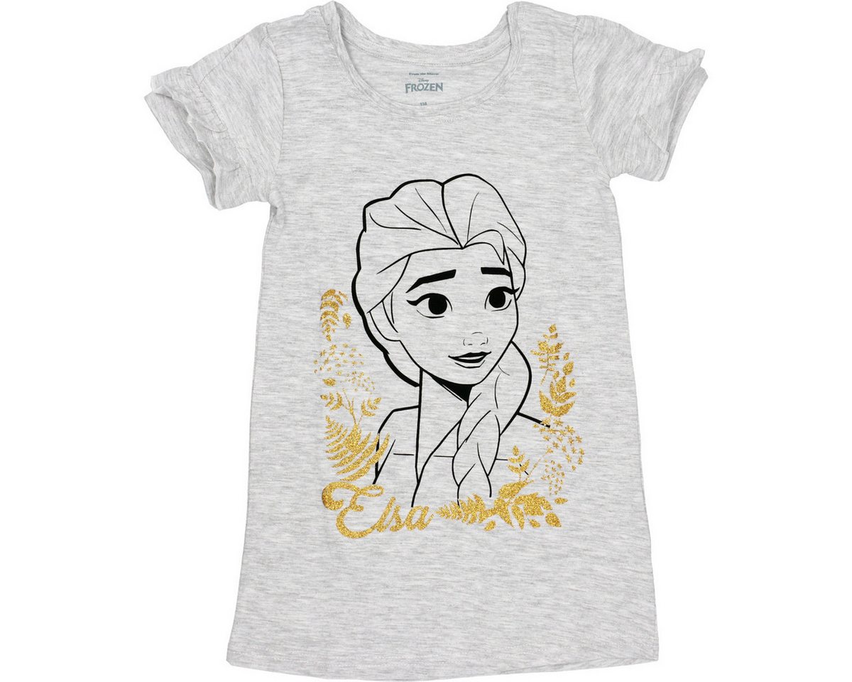 Disney T-Shirt Frozen Mädchen (1-tlg) Shirt, Oberteil, Leibchen, Funktionsshirt, Shortsleeve Shirt von Disney